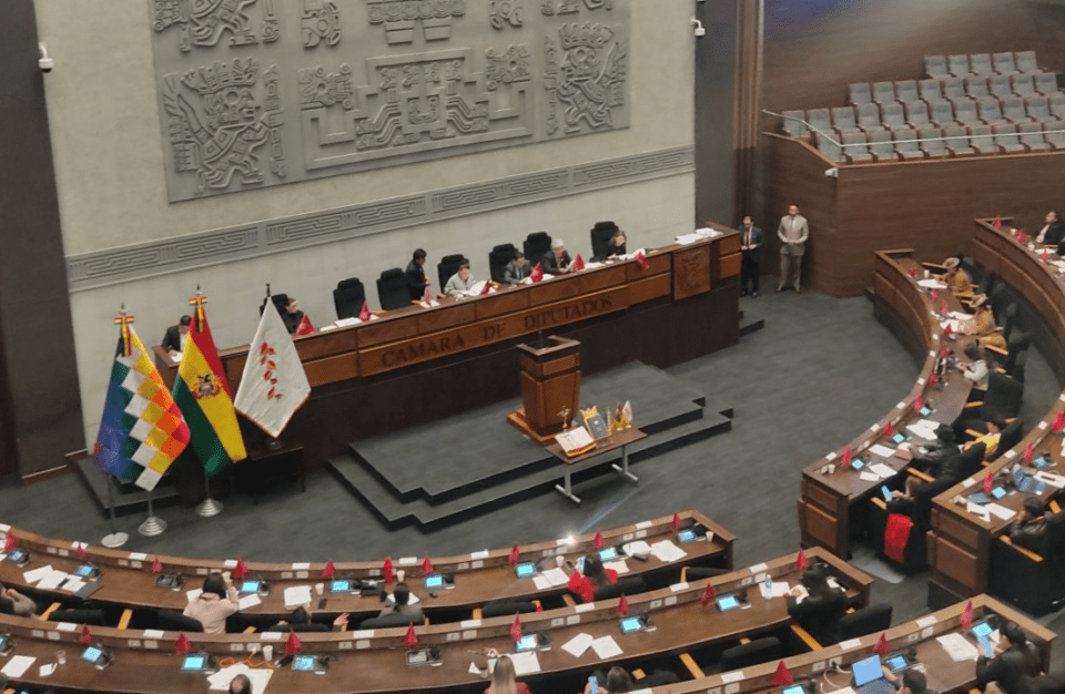Nuevamente, la Cámara de Diputados devuelve la lista de postulantes a vocales electorales en La Paz