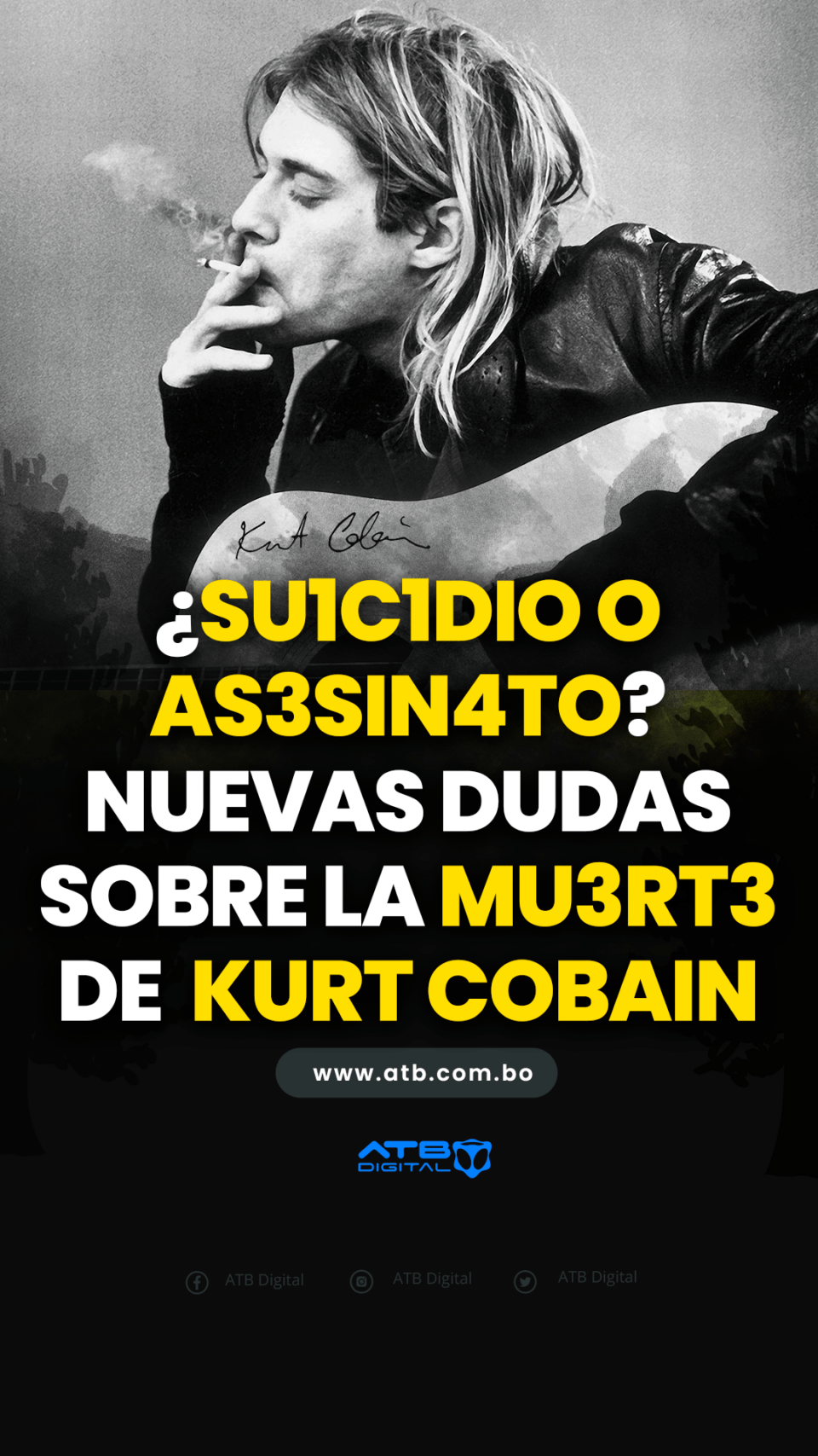 ¿Suicidio o asesinato? Nuevas dudas sobre la muerte de Kurt Cobain