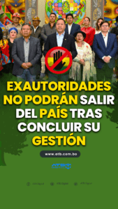 Exautoridades no podrán salir del país tras concluir su gestió