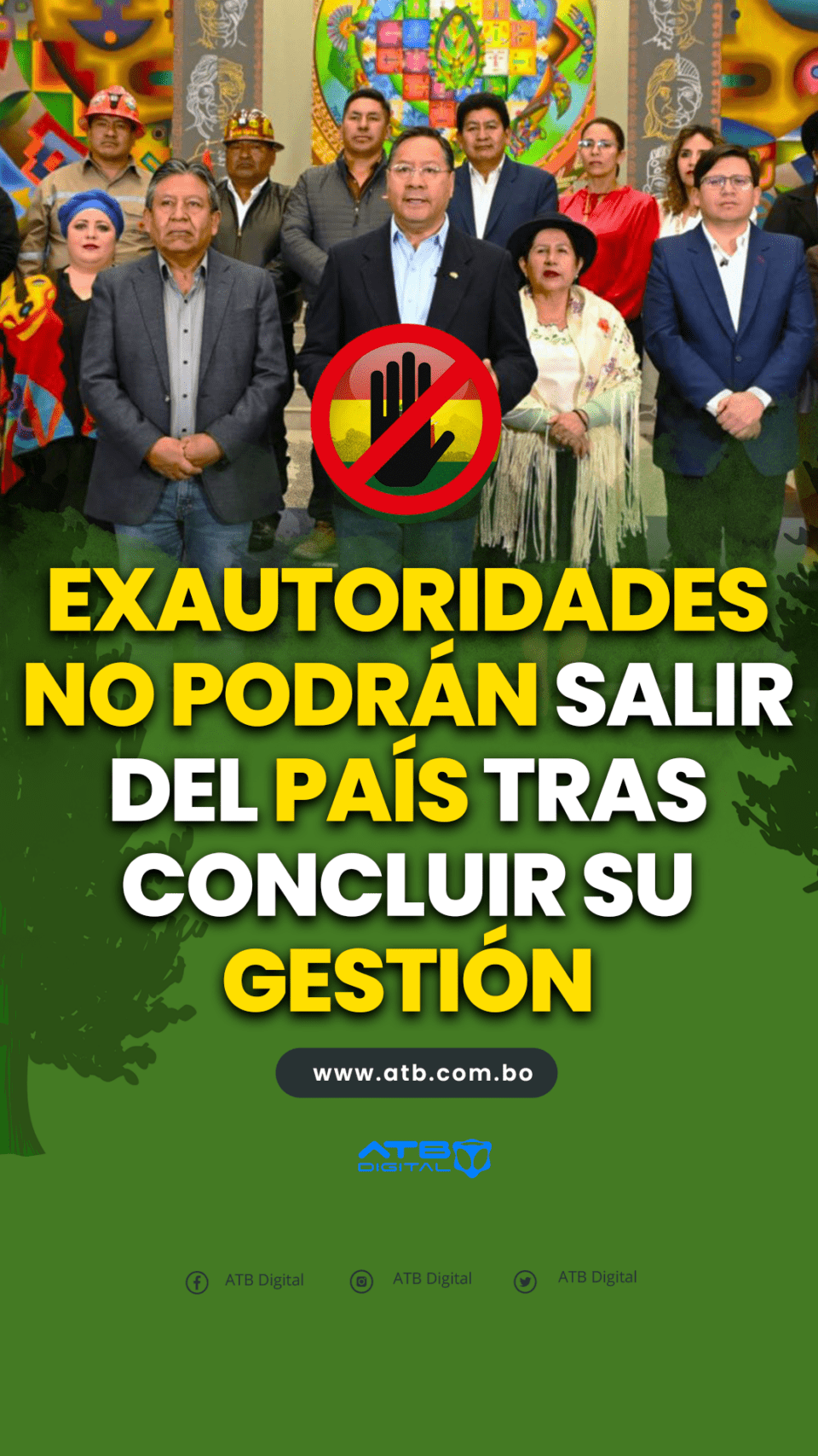 Exautoridades no podrán salir del país tras concluir su gestió