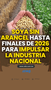 Soya sin arancel hasta finales de 2026 para impulsar la industria nacional Soya sin arancel hasta finales de 2026 para impulsar la industria nacional