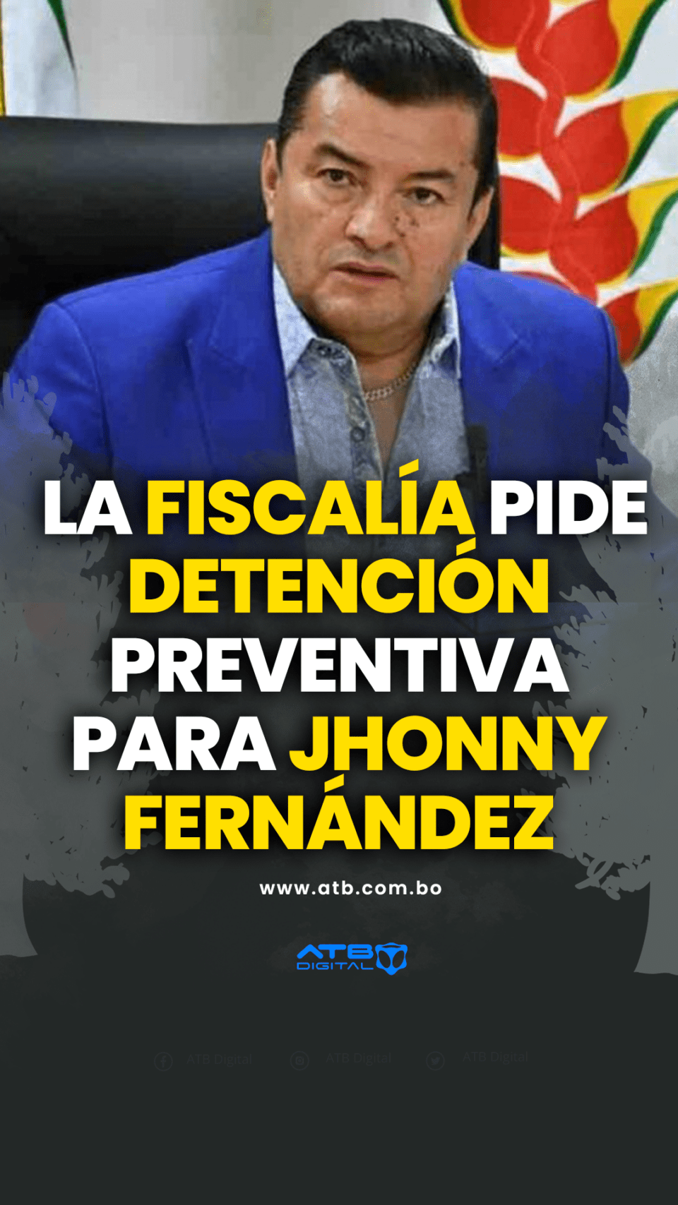 La Fiscalía pide detención preventiva para Jhonny Fernández