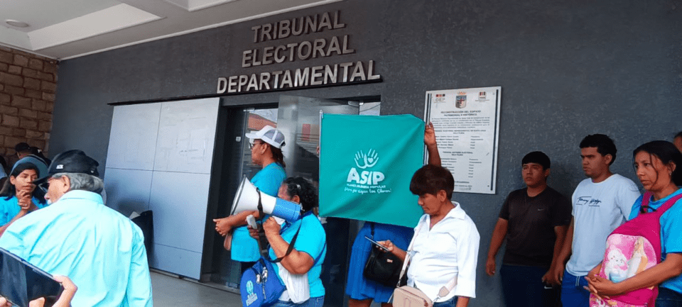 El frente ASIP rechaza fallo del TSE que inhabilita a varios candidatos