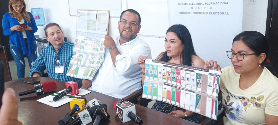 TED Santa Cruz ya tiene listas las papeletas para elegir a las próximas autoridades