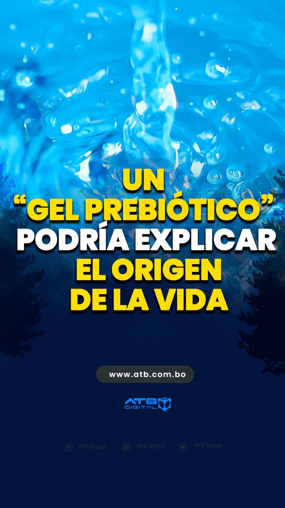 Un “gel prebiótico” podría explicar el origen de la vida