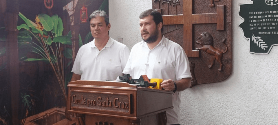 Comité Cívico Pro Santa Cruz espera una jornada tranquila para el domingo