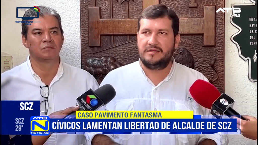 Comité Cívico cuestiona detención domiciliaria para el alcalde de Santa Cruz