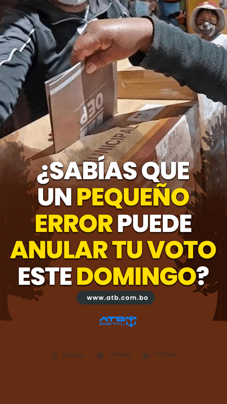 ¿Sabías que un pequeño error puede anular tu voto este domingo?