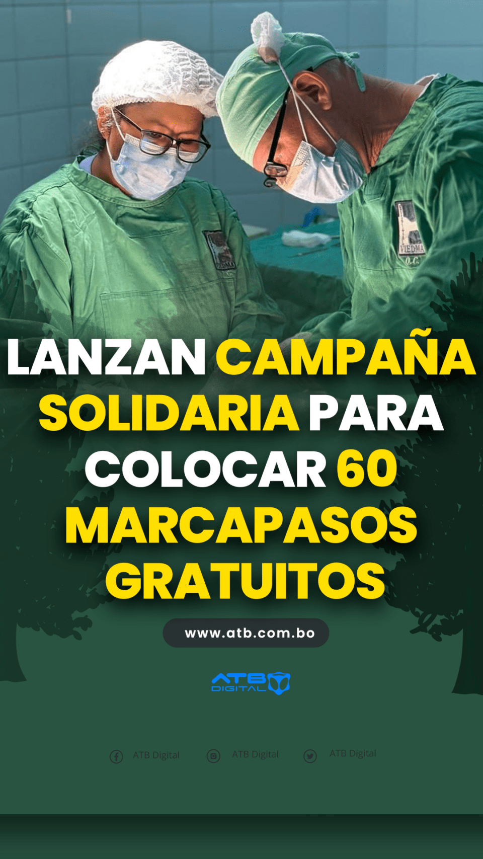 Lanzan campaña solidaria para colocar 60 marcapasos gratuitos