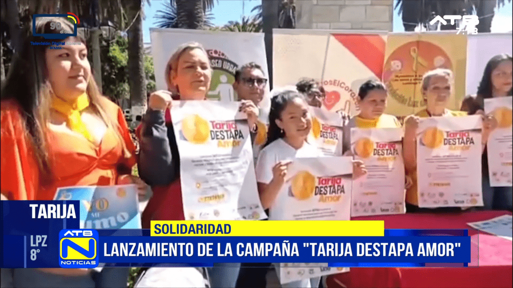 Lanzan campaña “Tarija Destapa Amor” para apoyar a niños con cáncer