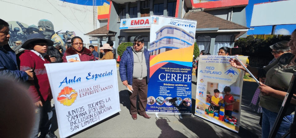 Centros de educación especial anuncian movilizaciones en El Alto: buscan visibilizar necesidades del sector