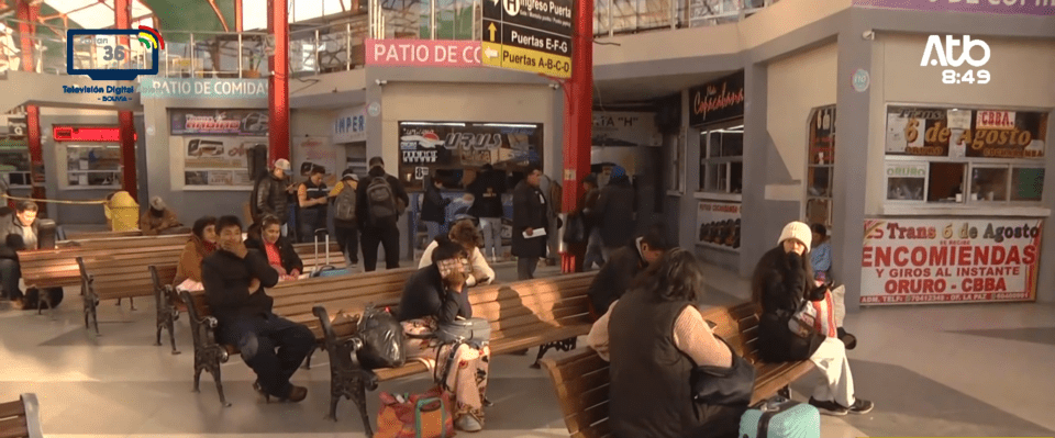 Falta de combustible obliga a reprogramar viajes desde la terminal de buses en La Paz