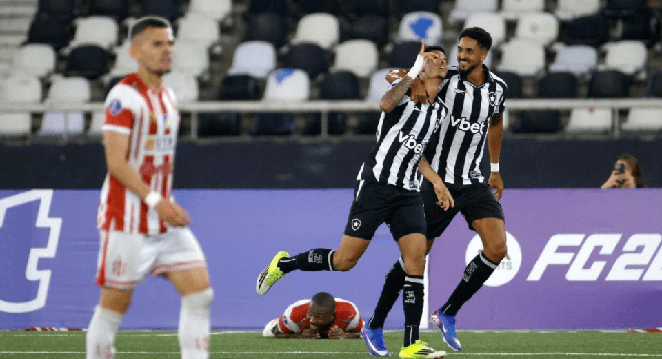 Botafogo hizo respetar SU localía y ganó 3-0 a Independiente. (Imagen: RRSS)