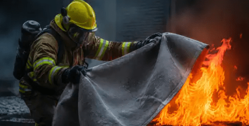 ¡Impactante! crean mantas resistentes al fuego