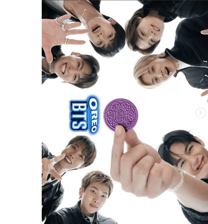 BTS tendrá sus propias galletas Oreo con diseños exclusivos